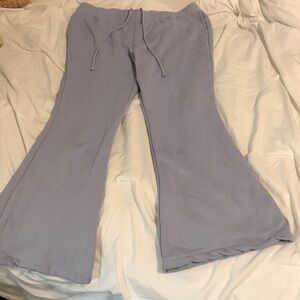 Purple Flare Sweatpants